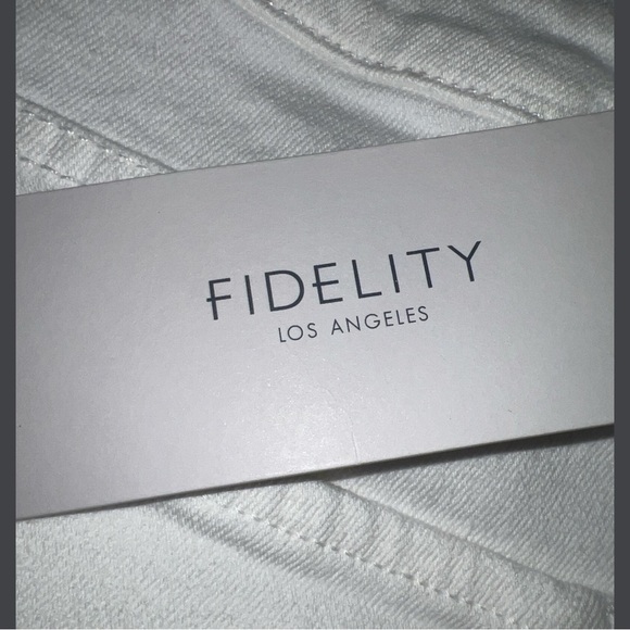 Fidelity Denim Cali Cuffed High-Rise Crop Straight-Leg Jeans/Pants | NEW/NWT!!♥️ - Picture 7 of 9